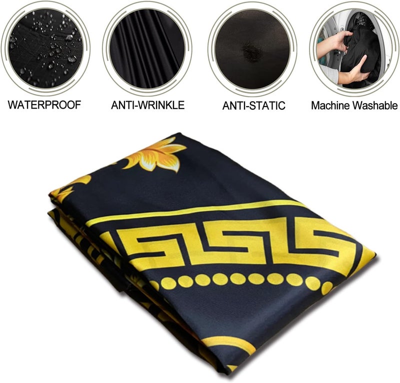 CapeshionPro Barber Capes for Men Hair Cutting Salon Capes with Snaps Hairdresser Gown Stylist Cape- 63”× 56” - Image 5